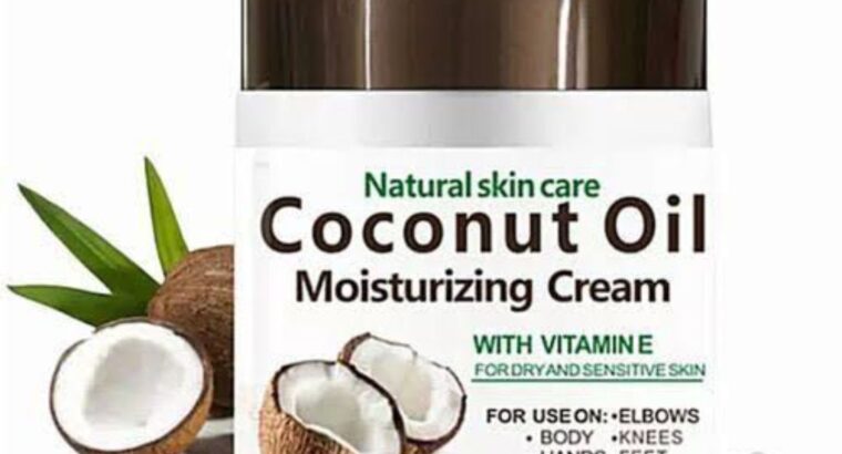 Natural Skin Care Natural Coconut Oil Moisturizing Cream With Vitamin E 300g