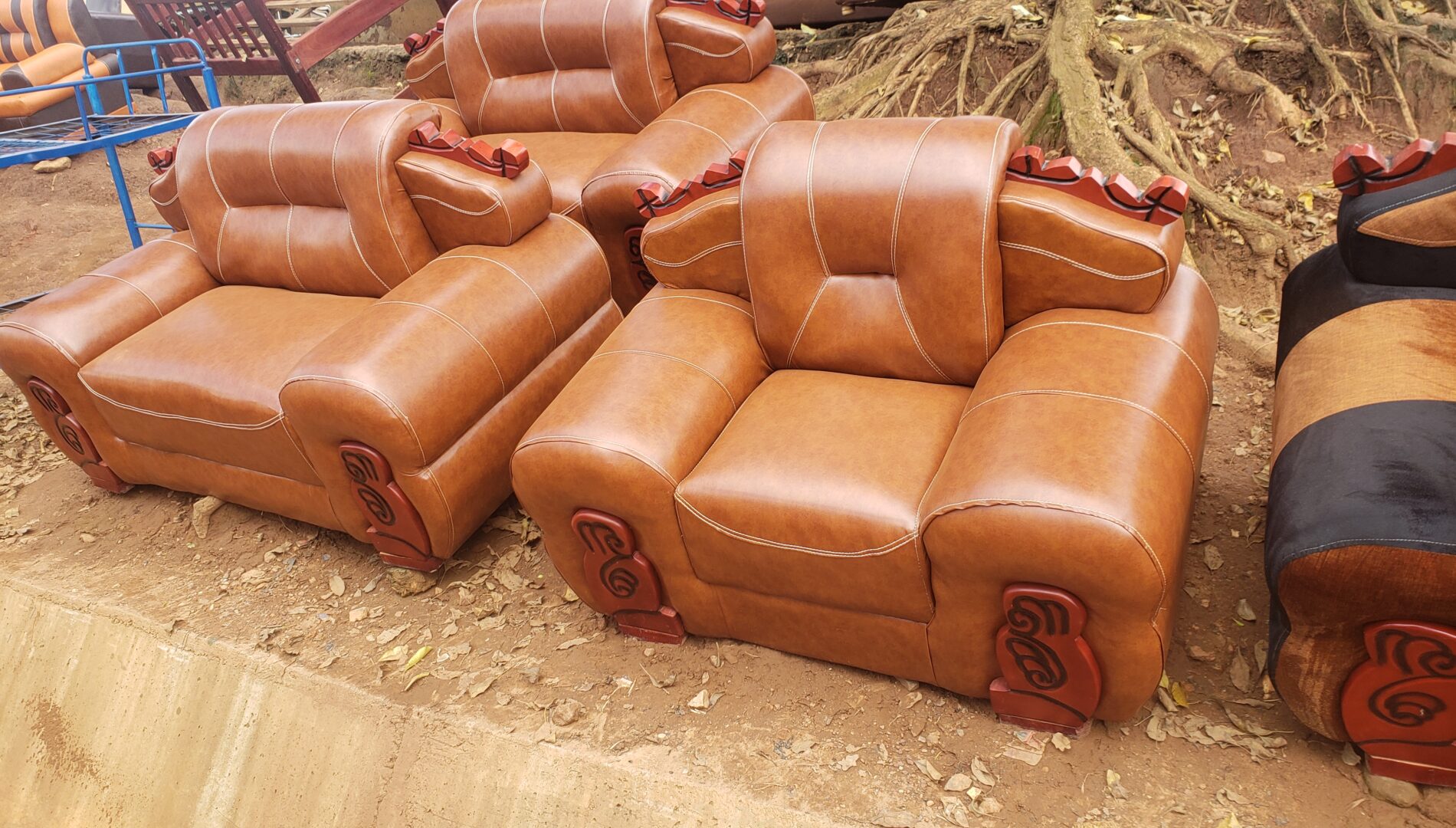 Leather giant set