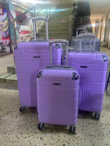 3in1 plastic travel bags/suitcase set