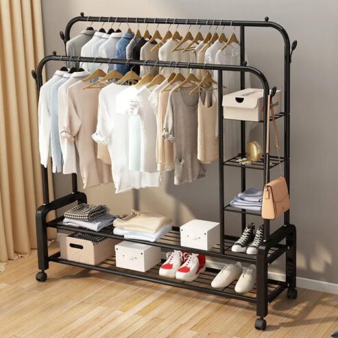 Multipurpose cloth hanger rack