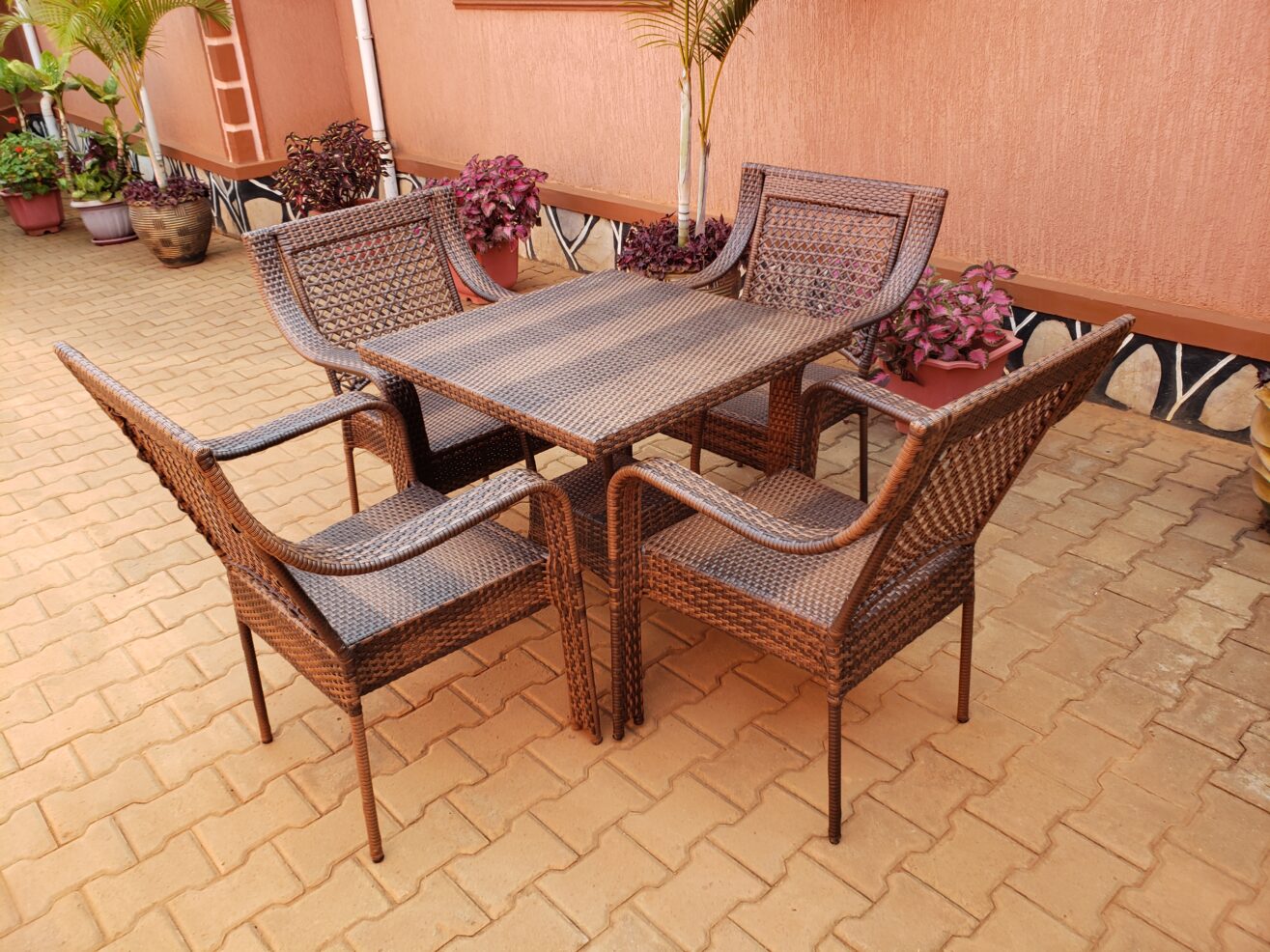 Outdoor Rattan Dining Set